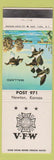 Matchbook Cover - VFW Newton KS Post 971