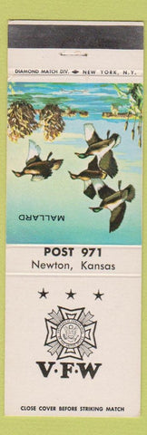 Matchbook Cover - VFW Newton KS Post 971