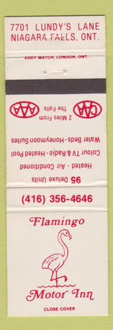 Matchbook Cover - Flamingo Motor Inn Niagara Falls ON