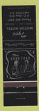 Matchbook Cover - Tyee Motor Hotel Smithers BC