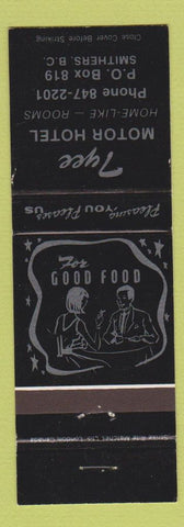 Matchbook Cover - Tyee Motor Hotel Smithers BC