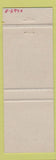 Matchbook Cover - Monashee Motor Inn Sicamous BC