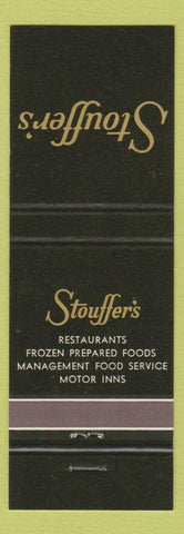 Matchbook Cover - Stouffer's Restaurants Frozen Food Atlanta GA