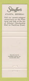 Matchbook Cover - Stouffer's Restaurants Frozen Food Atlanta GA