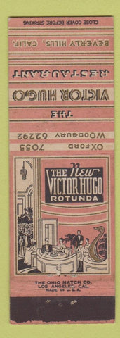 Matchbook Cover - Victor Hugo Restaurant Beverly Hills CA Deco WEAR