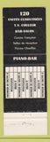 Matchbook Cover - Hotel Motel LE Dauphin Drummondville QC