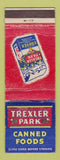 Matchbook Cover - Trexler Park Canned Foods Coffee