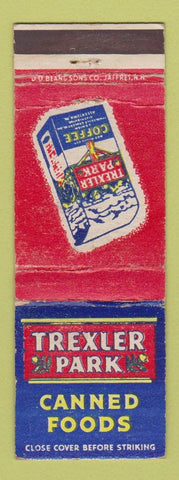 Matchbook Cover - Trexler Park Canned Foods Coffee
