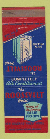Matchbook Cover - Roosevelt Hotel New Orleans LA