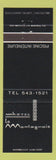 Matchbook Cover - Hotel Le Montagmais Chicoutimi QC