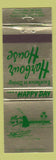 Matchbook Cover - Harbour House Panama City FL
