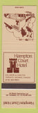 Matchbook Cover - Hampton Court Hotel Toronto ON