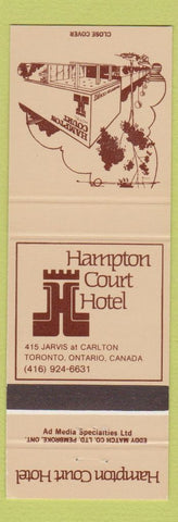 Matchbook Cover - Hampton Court Hotel Toronto ON