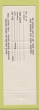 Matchbook Cover - Thomas Gray Republic Match Company Miles IA