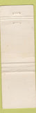 Matchbook Cover - Jim's Crowbar Restaurant Hamilton ON green POOR