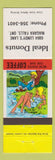Matchbook Cover - Ideal Donuts Niagara Falls ON hillbilly