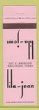 Matchbook Cover - Lila Jean Harlingen TX