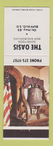 Matchbook Cover - The Oasis Buffalo SD bowling