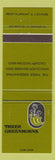 Matchbook Cover - Three Greenhorns Restaurant Vancouver BC Calgary AB