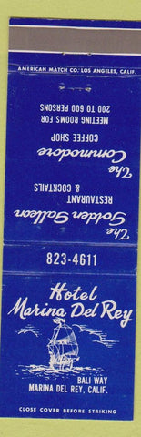 Matchbook Cover - Hotel Marina Del Rey CA