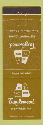 Matchbook Cover - Tanglewood Restaurant Milwaukee WI Filagree
