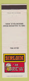 Matchbook Cover - Sirloin and Brew Brookfield WI WEAR