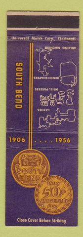 Matchbook Cover - South Bend Lathe IN 1956