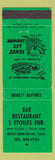 Matchbook Cover - Bar Restaurant 3 E T???miscouata-sur-le-Lac QC WEAR green