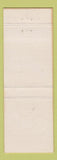 Matchbook Cover - Bert's NO TOWN Canada