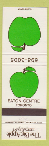 Matchbook Cover - Big Apple Restaurant Toronto ON Eaton Centre
