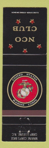 Matchbook Cover - United States Marines Camp Lejeune NC NCO Club