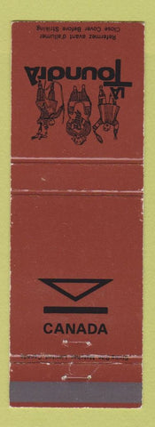 Matchbook Cover - La Toundra Canada Buffet