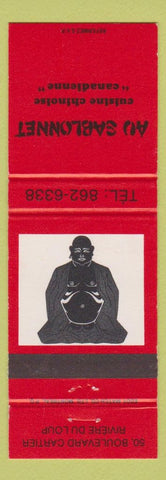 Matchbook Cover - Au Sablonnet Chinese Restaurant Riviere Du Loup QC