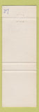 Matchbook Cover - Perth Restaurant Tavern Pizza ON blue