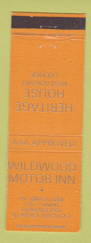Matchbook Cover - Wildwood Motor Court Inn Florence KY orange
