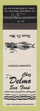 Matchbook Cover - Chez Delmo Seafood Montreal QC