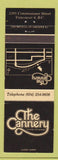 Matchbook Cover - The Cannery Seafood Restaurant Vancouver BC
