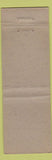 Matchbook Cover - DeWitt Hotels Miami Beach Cleveland Columbus Akron deco