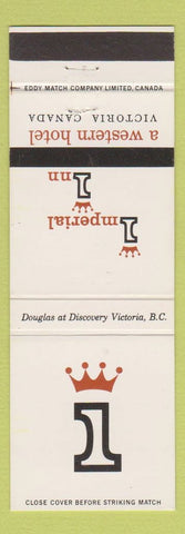 Matchbook Cover - Imperial Inn Victoria BC