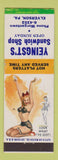 Matchbook Cover - Yeingst's Sandwich Shop Elverson PA pinup Look What I've Got