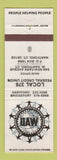 Matchbook Cover - Local 376 Credit Union UAW Hartford CT