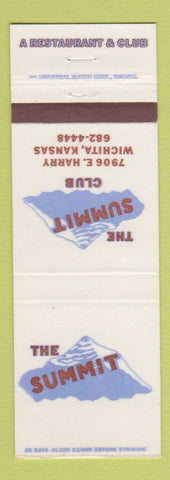 Matchbook Cover - Summit Club Wichita KS Restaurant Club