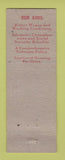 Matchbook Cover - Glass Ceramic Silica Union Columbus OH Still Hurt?