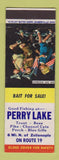 Matchbook Cover - Perry Lake Fishing Zelienople PA Patriotic