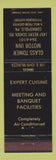 Matchbook Cover - Glass Tower Motor Inn Pittsburgh PA airport Coraopolis