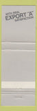 Matchbook Cover - Export A Cigarettes Canada