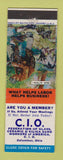 Matchbook Cover - Glass Ceramic Silica Union Columbus OH Rear Action