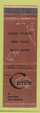 Matchbook Cover - Hotel Carrillo Santa Barbara CA