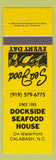 Matchbook Cover - Dockside Seafood House Calabash NC