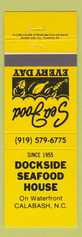 Matchbook Cover - Dockside Seafood House Calabash NC
